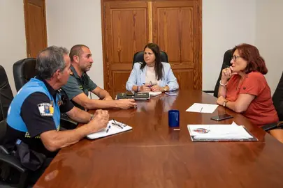 Reuni&oacute;n de Seguridad en el Ayuntamiento de Tuineje.
