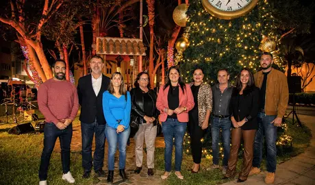 Encendido de luces de Navidad en Tuineje.