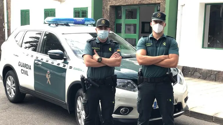 Agentes de la Guardia Civil.