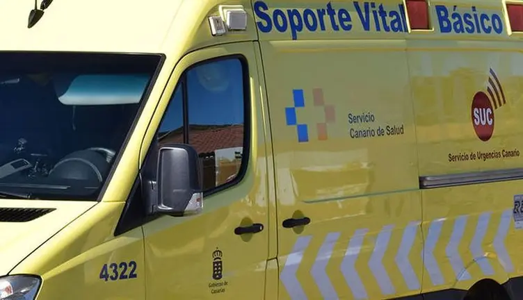 Imagen de archivo de una ambulancia del SUC