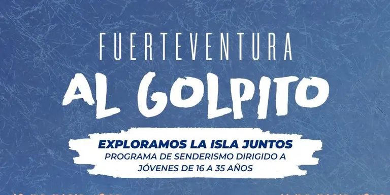 Cartel de Fuerteventura Al Golpito.