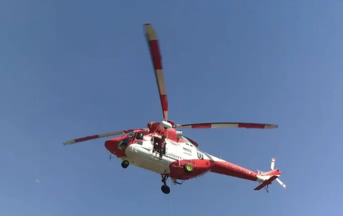 Helic&oacute;ptero del GES.