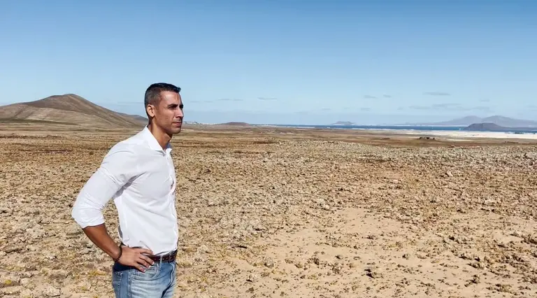El candidato de CC, Isa&iacute; Blanco, difundi&oacute; un v&iacute;deo rechazando la ubicaci&oacute;n de Dreamland.