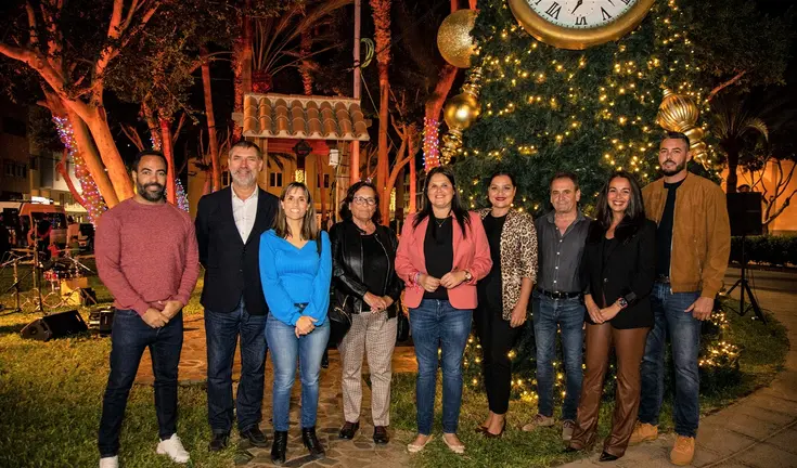 Encendido de luces de Navidad en Tuineje.