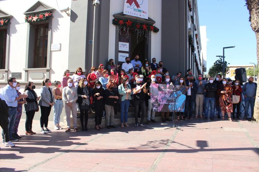 Acto del Día Mundial de la Lucha contra el Sida del Cabildo de Fuerteventura.