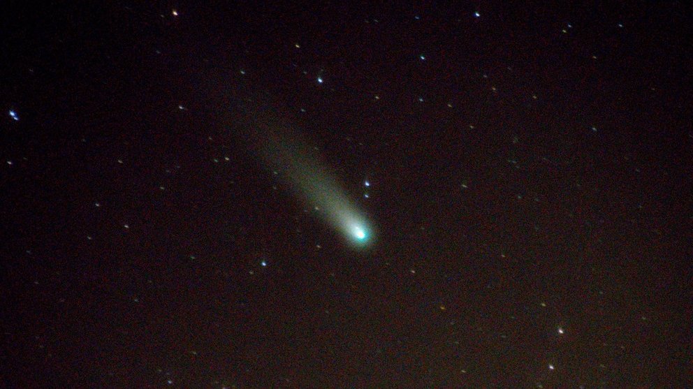 Cometa C2021 A1, descubierto este año por G.J. Leonard.