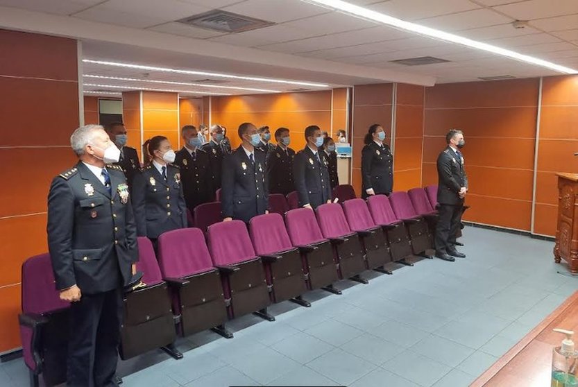 Jura de nuevos oficiales de la XXX promoción de Oficiales de la Policía Nacional.