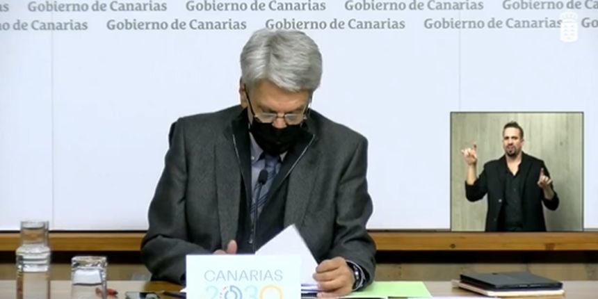Julio Pérez, portavoz del Gobierno de Canarias.