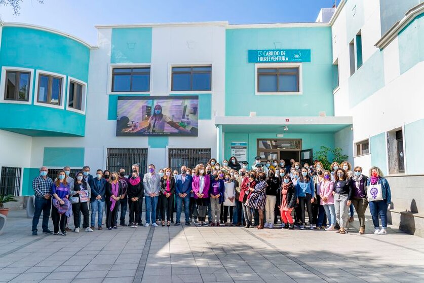 Celebración del Día de la Mujer en el Cabildo de Fuerteventura.