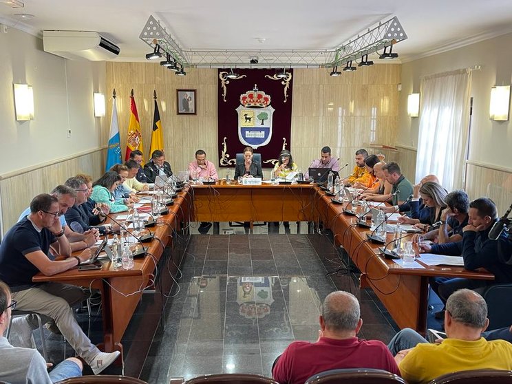 Pleno del Ayuntamiento de La Oliva.