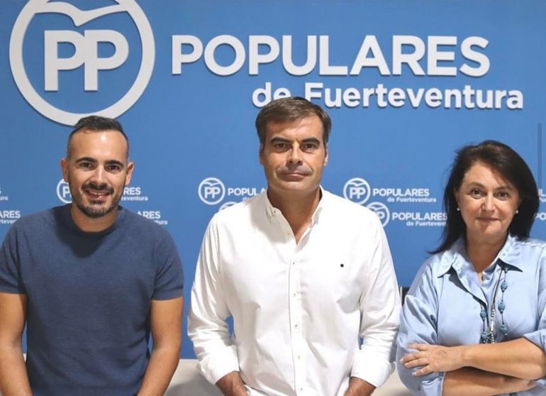 Concejales del PP en el Ayuntamiento de Puerto del Rosario.