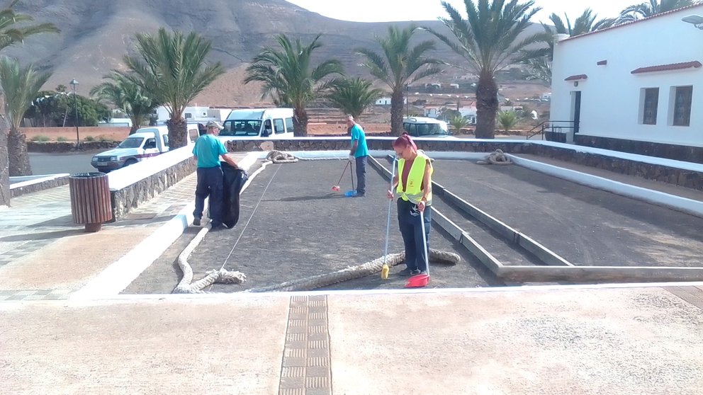 Limpieza y acondicionamiento del pueblo de La Matilla.