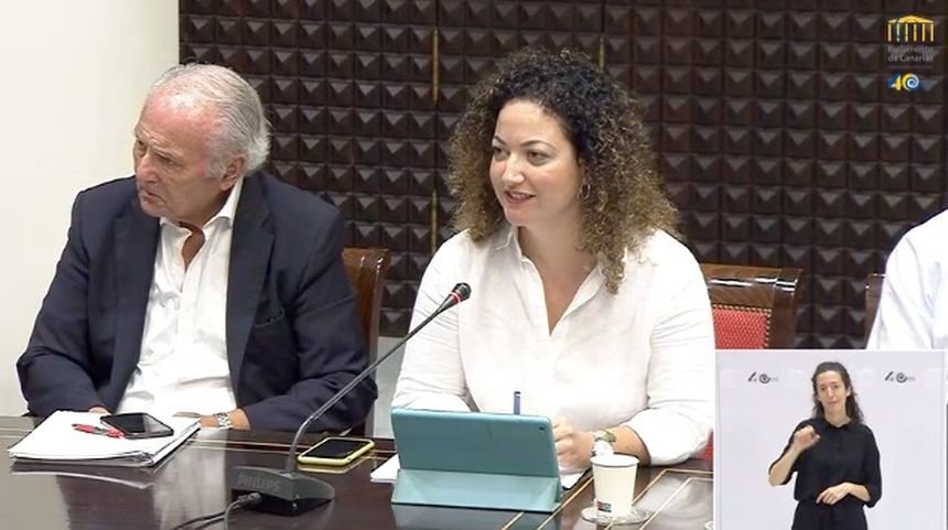 Nereida Calero, diputada del Grupo Nacionalista Canario por Fuerteventura.