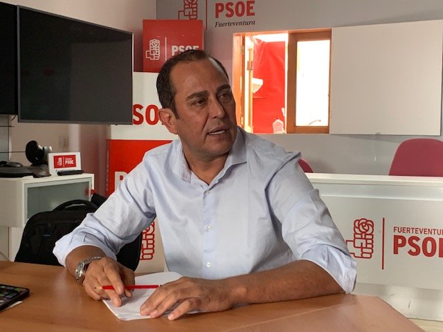 Blas Acosta, secretario general de los socialistas de Fuerteventura.