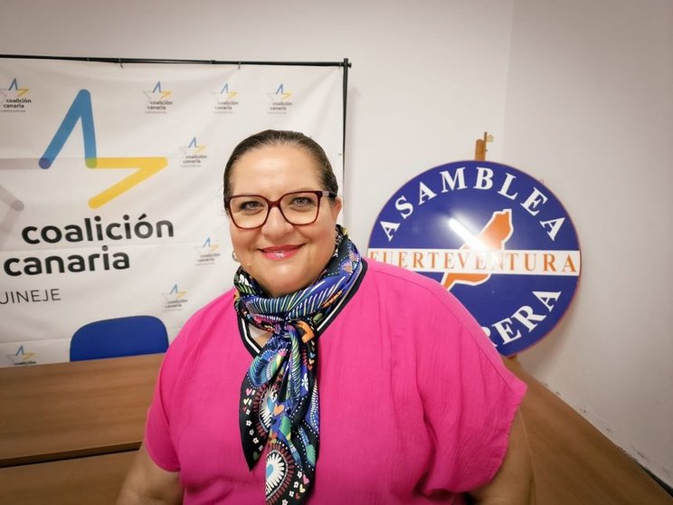 Candelaria Umpiérrez, candidata de Coalición  Canaria al Ayuntamiento de Tuineje.