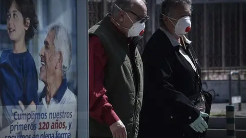 viejos mascarillas