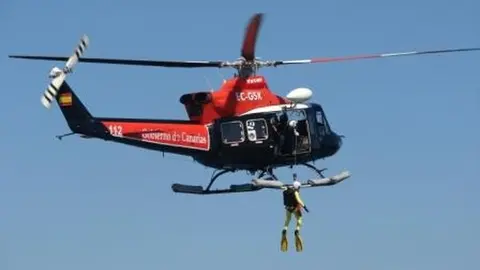 Helic&oacute;ptero del 1-1-2.