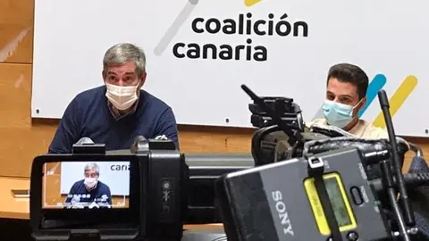 Fernando Clavijo, secretario general de Coalici&oacute;n Canaria.