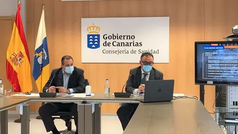 Conrado Dom&iacute;nguez, ex jefe del Servicio Canario de Salud.