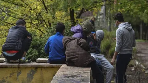 Menores inmigrantes en Canarias.