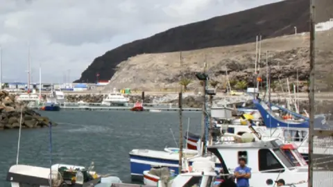 Imagen del puerto de Gran Tarajal.