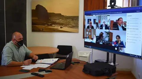 Sergio Lloret, presidente del Cabildo de Fuerteventura.