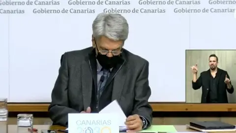 Julio P&eacute;rez, portavoz del Gobierno de Canarias.