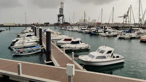 Muelle deportivo de Puerto del Rosario.