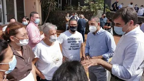 Manuel Dom&iacute;nguez, este jueves en Fuerteventura.