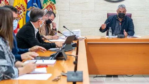 Pleno en el Ayuntamiento de Puerto del Rosario.