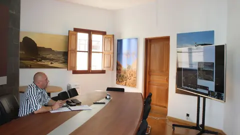 Sergio Lloret, presidente del Cabildo de Fuerteventura.