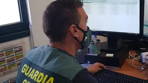 Efectivo de la Guardia Civil de Fuerteventura.