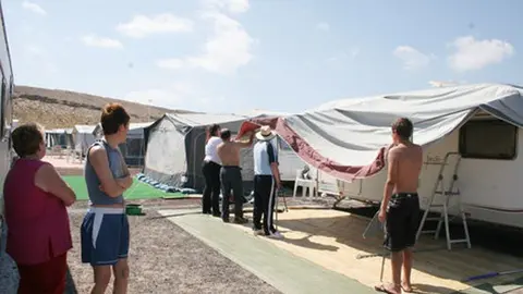 Zona de acampada.
