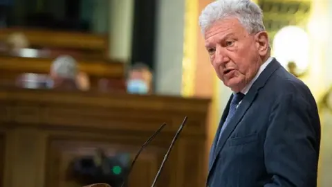 Pedro Quevedo durante su intervenci&oacute;n en la C&aacute;mara Baja el pasado 30 de marzo.