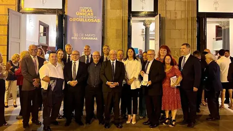 Acto de entrega de la Medalla de Oro de Canarias.
