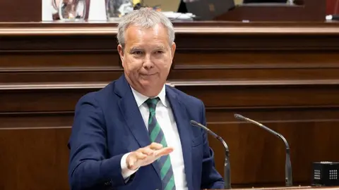 Sebasti&aacute;n Franquis, consejero de Obras P&uacute;blicas, Transportes y Vivienda del Gobierno de Canarias.