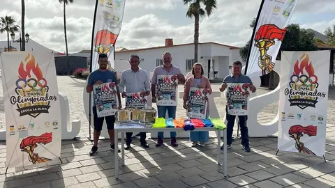 Presentaci&oacute;n de las MiniOlimpiadas de La Oliva.