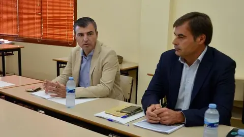 Fernando Ense&ntilde;at con Manuel Dom&iacute;nguez.