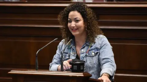 Jana Gonz&aacute;lez, diputada del Grupo Nacionalista Canario.