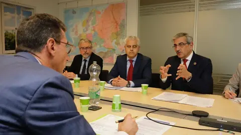 El vicepresidente canario y consejero de Hacienda, Presupuestos y Asuntos Europeos, Rom&aacute;n Rodr&iacute;guez, en Bruselas.