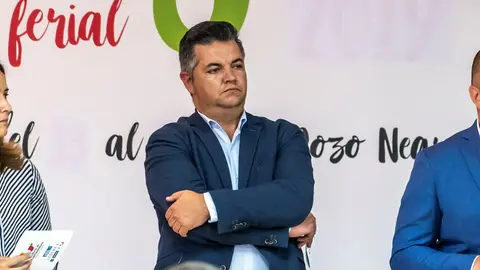 Taishet Fuentes en Feaga, todav&iacute;a como director general de Ganader&iacute;a.