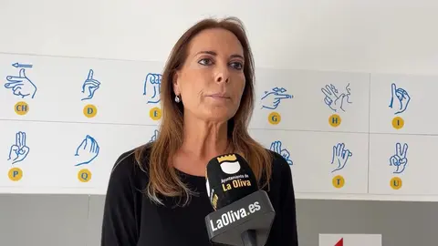 Pilar Gonz&aacute;lez, alcaldesa de La Oliva.