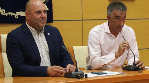 Sergio Lloret y Claudio Gutierrez informan sobre las subvenciones gen&eacute;ricas en materia de deportes de 2022.