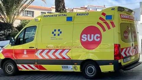 Ambulancia del Servicio de Urgencias Canario.