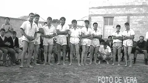 Fotos cedidas de antiguos luchadores del Uni&oacute;n Antigua.
