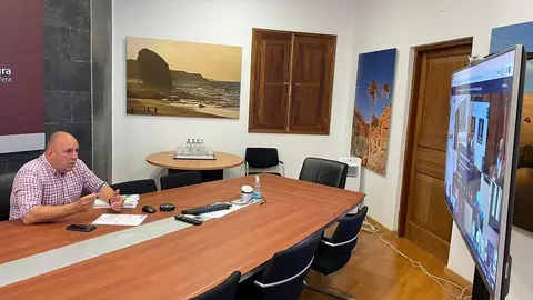 Sergio Lloret, presidente del Cabildo de Fuerteventura.