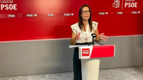 Nira Fierro, secretaria de Organizaci&oacute;n del PSOE Canarias.