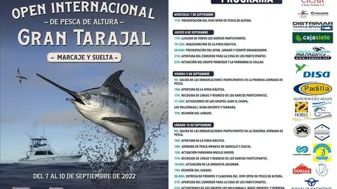 Cartel del XXVI Open Internacional de Pesca de Altura .
