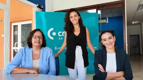 Ylenia Alonso, Yasmina Newport, y Soledad Monz&oacute;n, vicepresidentas en la C&aacute;mara de Comercio.