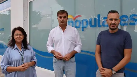 Concejales del Partido Popular en el Ayuntamiento capitalino.